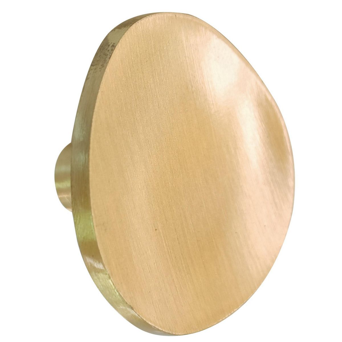 FIXSER - Pack 2 pomos plato laton pulido