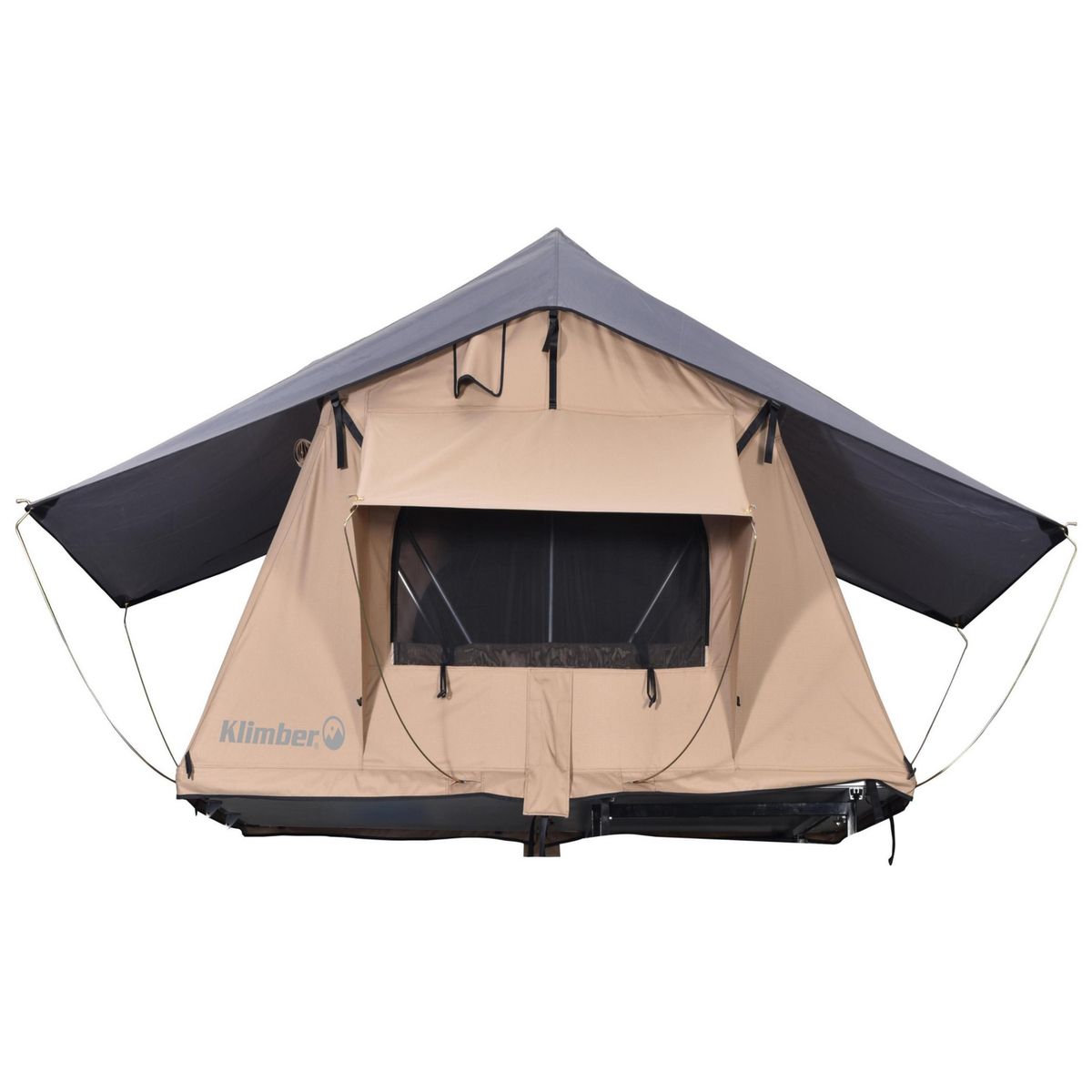 KLIMBER - Carpa para Techo de Auto TCATEN281 2 Personas Beige/Gris