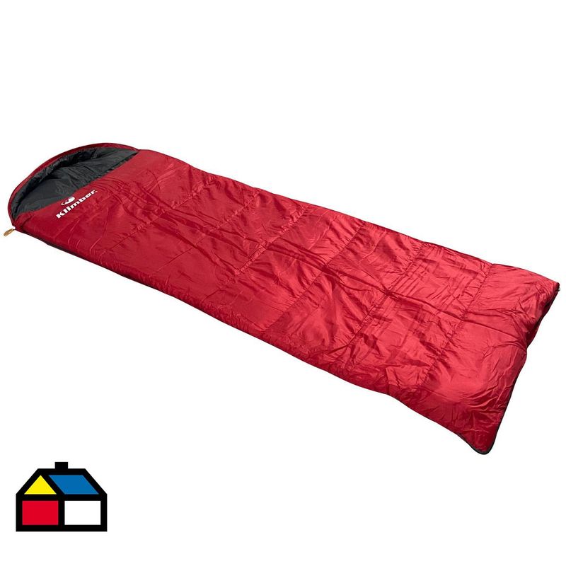 KLIMBER - Saco de Dormir Recto C-Gorro Rojo