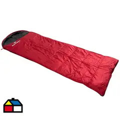 KLIMBER - Saco de Dormir Recto C-Gorro Rojo
