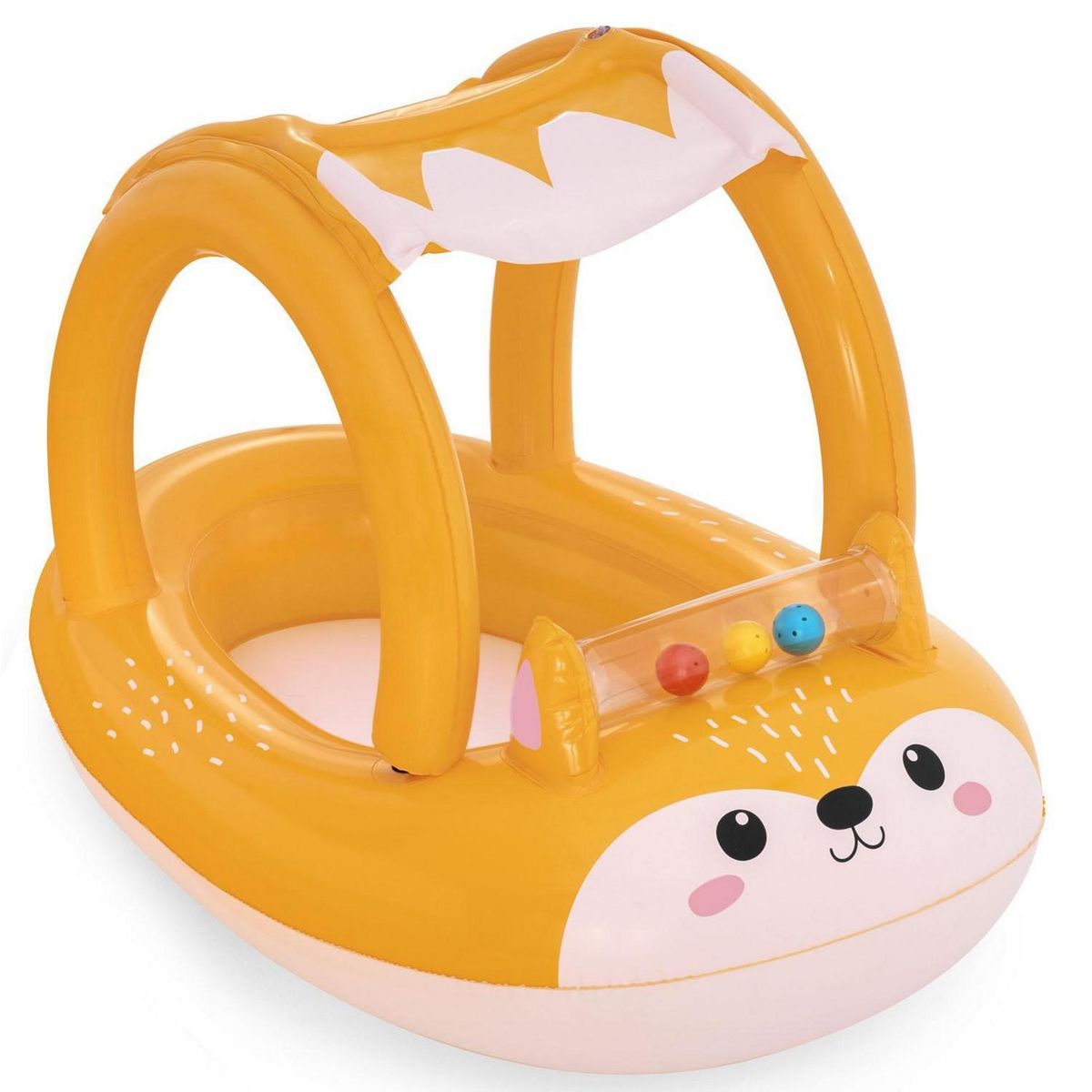 BESTWAY - Flotador Inflable para Bebé de Zorro Naranjo 66x58x94 cm