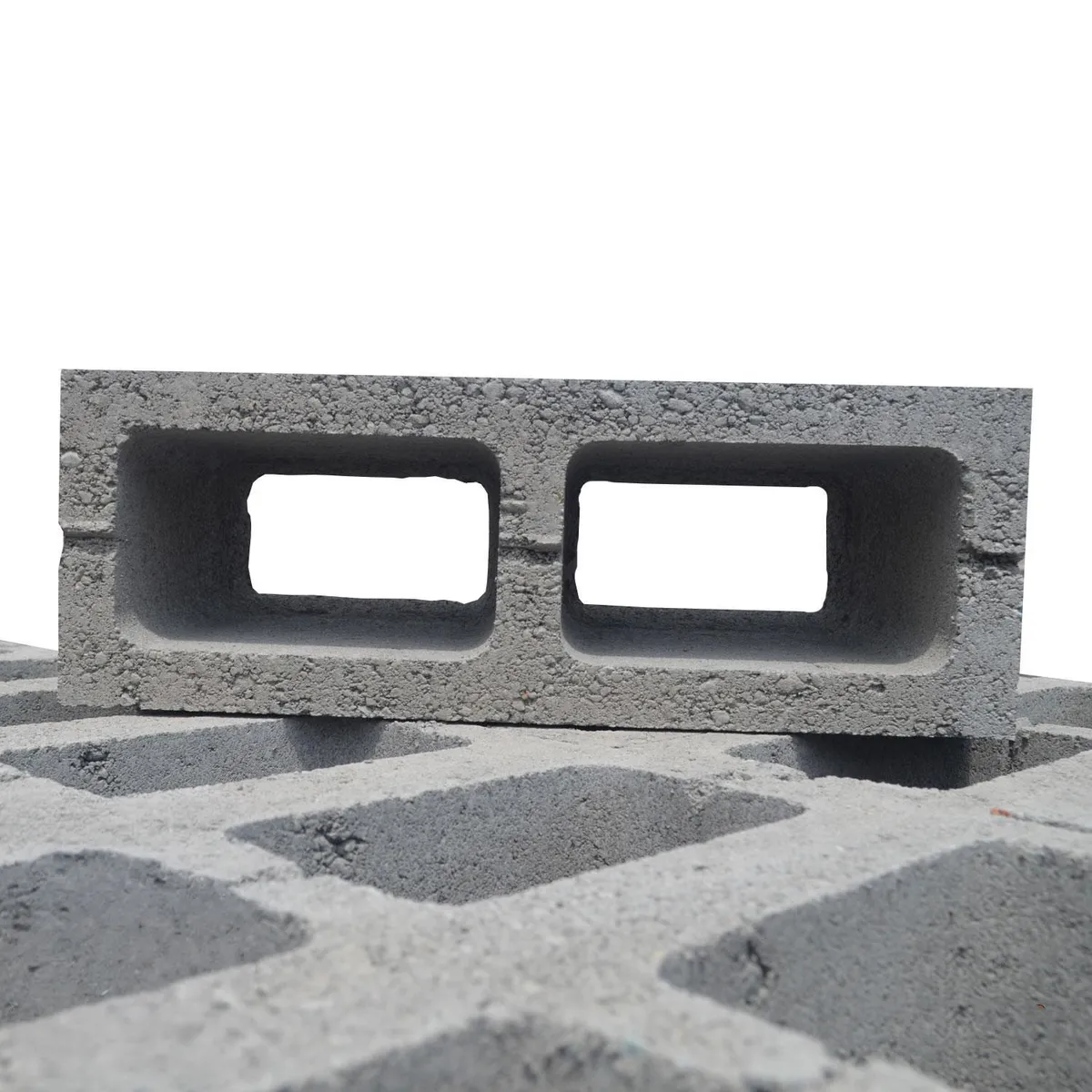 Bloque liso gris 14x19x39 cm, marca GRAU - Foto 2