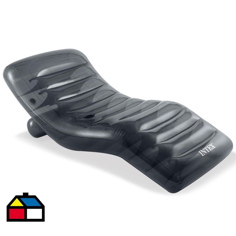 INTEX - Reposera Flotante Negro 99x0x191 cm
