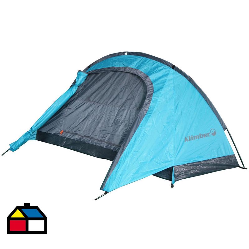 KLIMBER - Carpa Camping Vesubio 2 Personas Azul