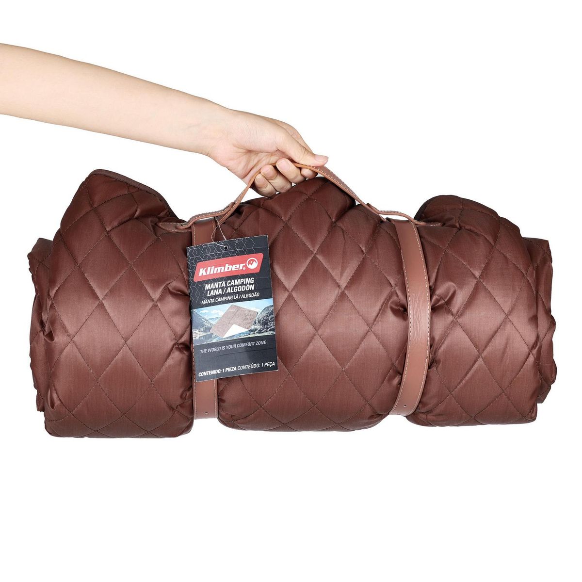 KLIMBER - Manta camping lana/algodón
