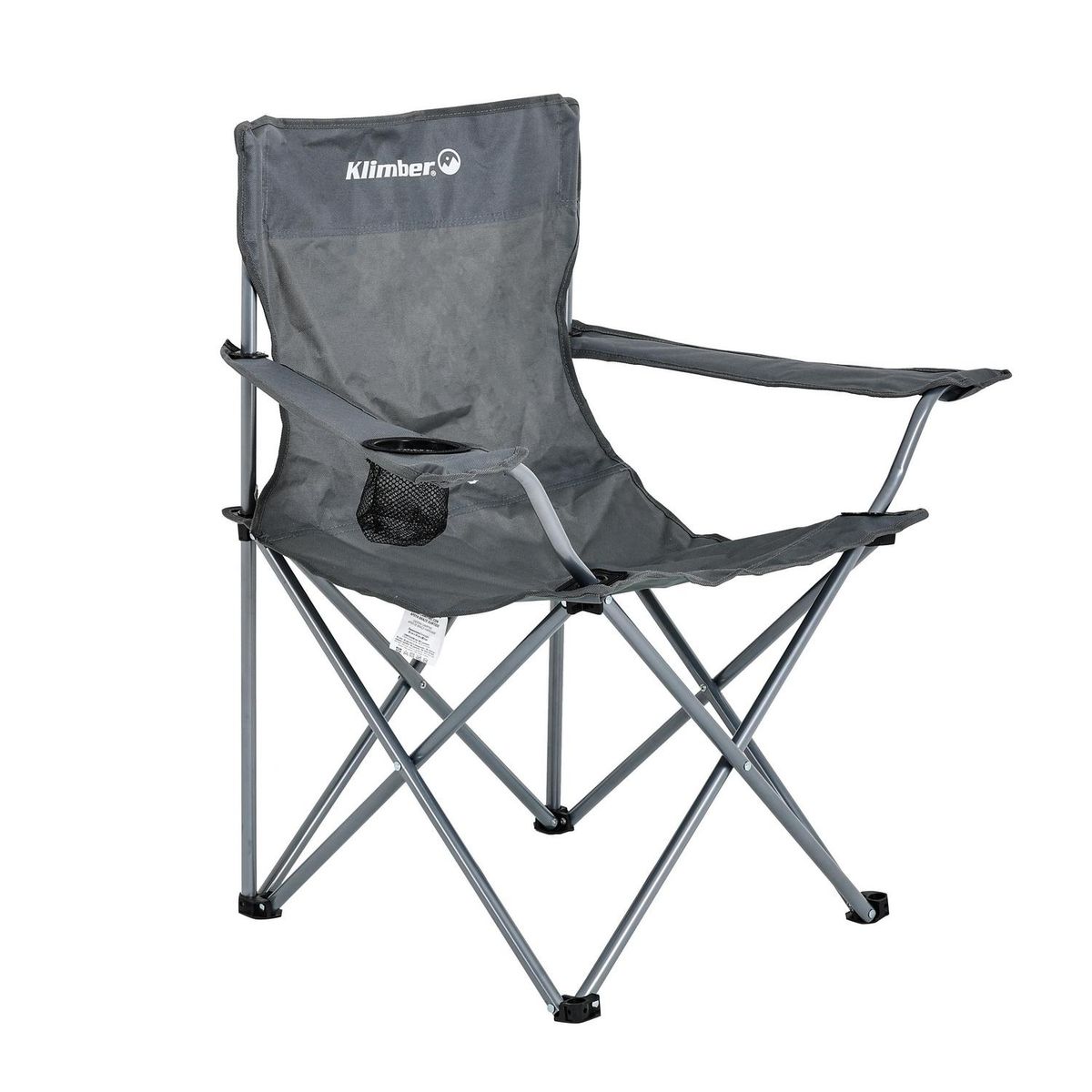 KLIMBER - Silla Camping con Portavasos 85x80.5x54 cm Colores