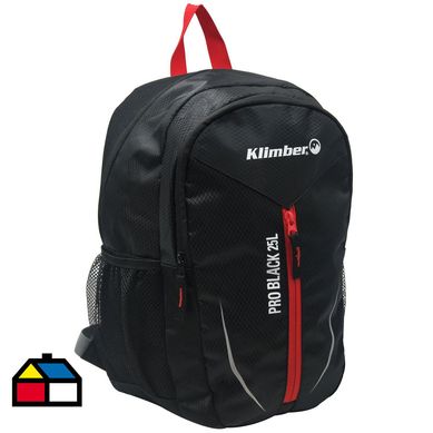 Mochila camping 25 litros pro black