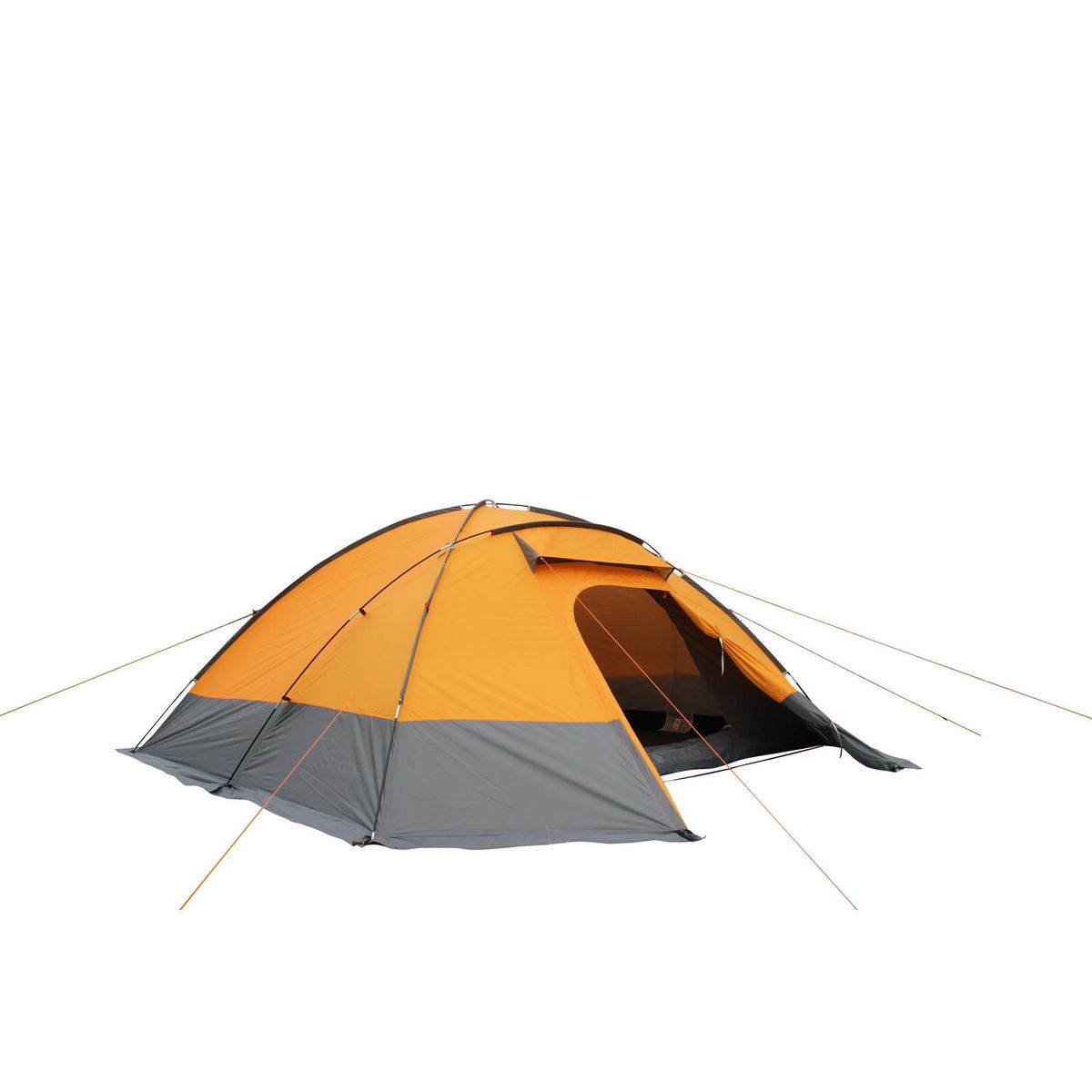 KLIMBER - Carpa Camping Rupanco 8 Personas Naranjo/Gris