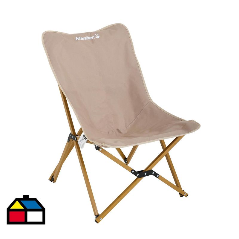 KLIMBER - Silla Plegable 53x80x66 Beige