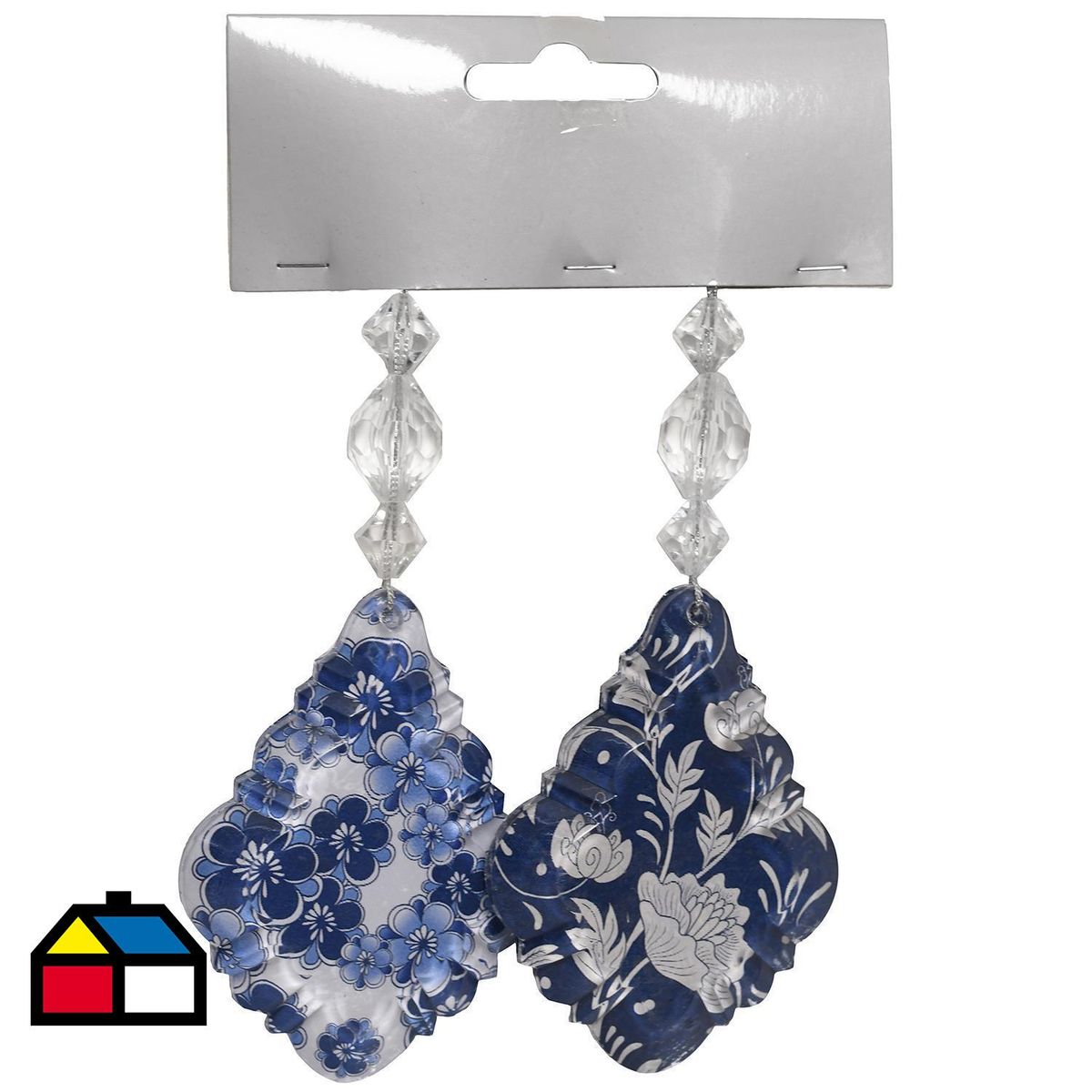 DEAR SANTA - Gota acrilico 2 piezas blue magic