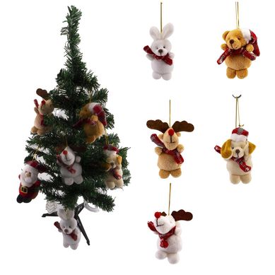 Adorno colgar animales navidad diseos surtidos