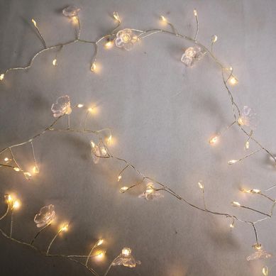 Luces led flores 100 luces