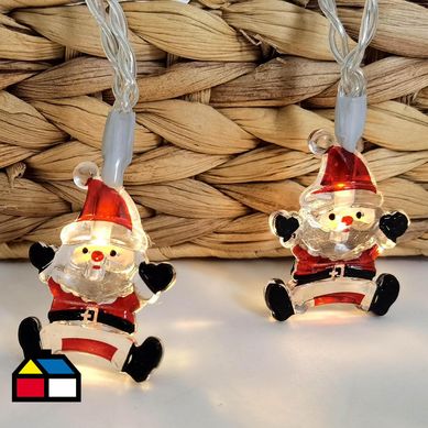Juego 15 luces led diseo santa
