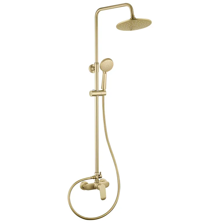 Columna monomando ducha Brush Gold Vittorio