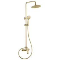 SENSI DACQUA - Columna monomando ducha Brush Gold Vittorio