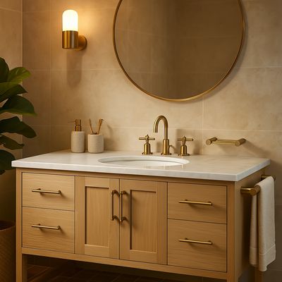 Imagen 2 del producto Porta Jabón Londres Dorado cepillado