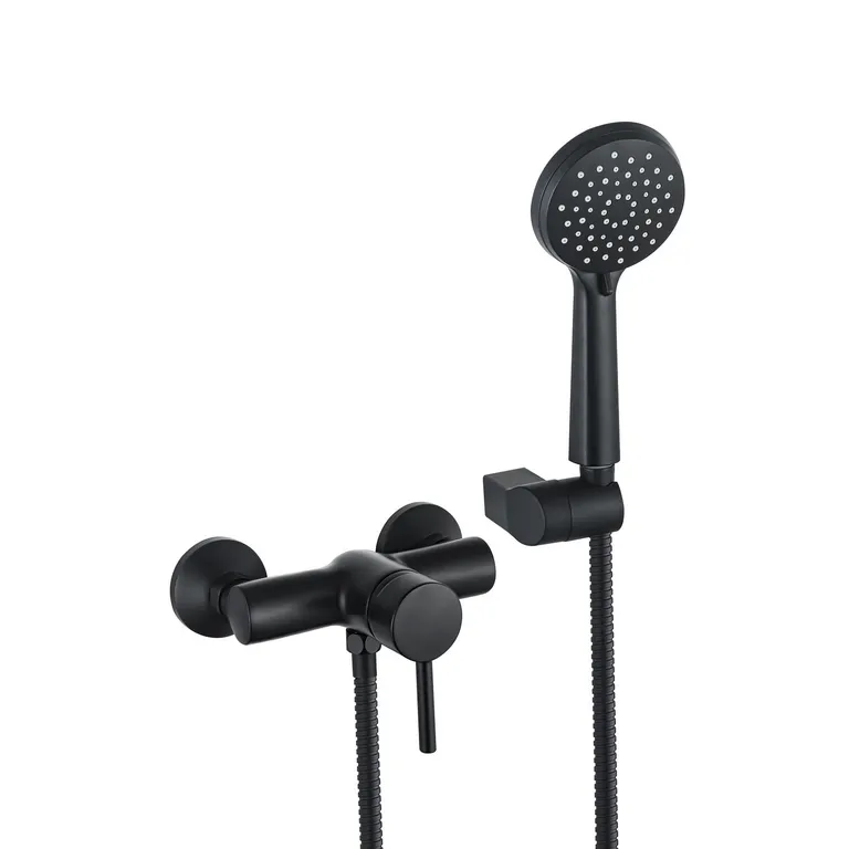 Monomando Ducha Milán Negro