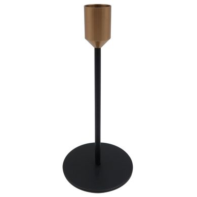 Portavela negro 17.7 cm