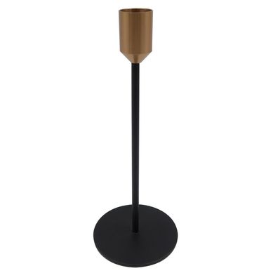 Portavela negro 20.8 cm
