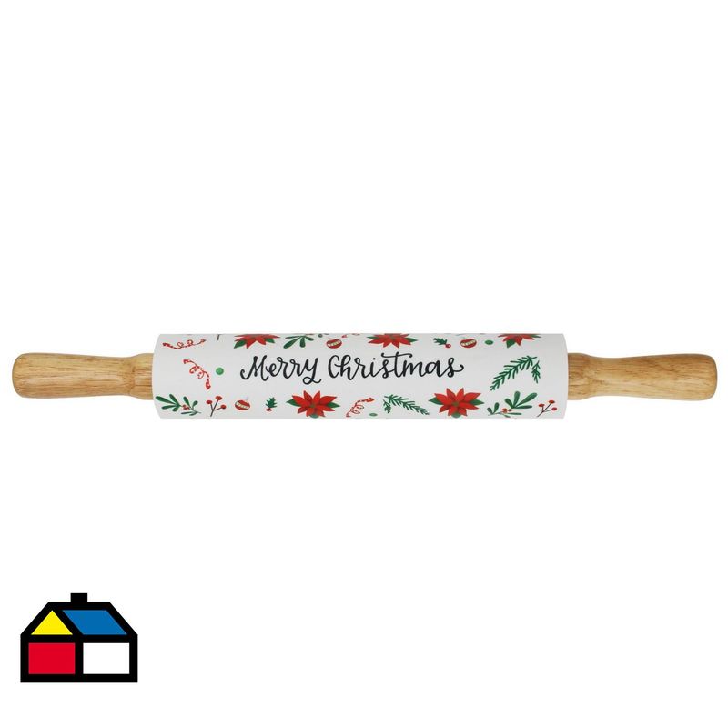 DEAR SANTA - Rodillo silicona nav bco 43 cm