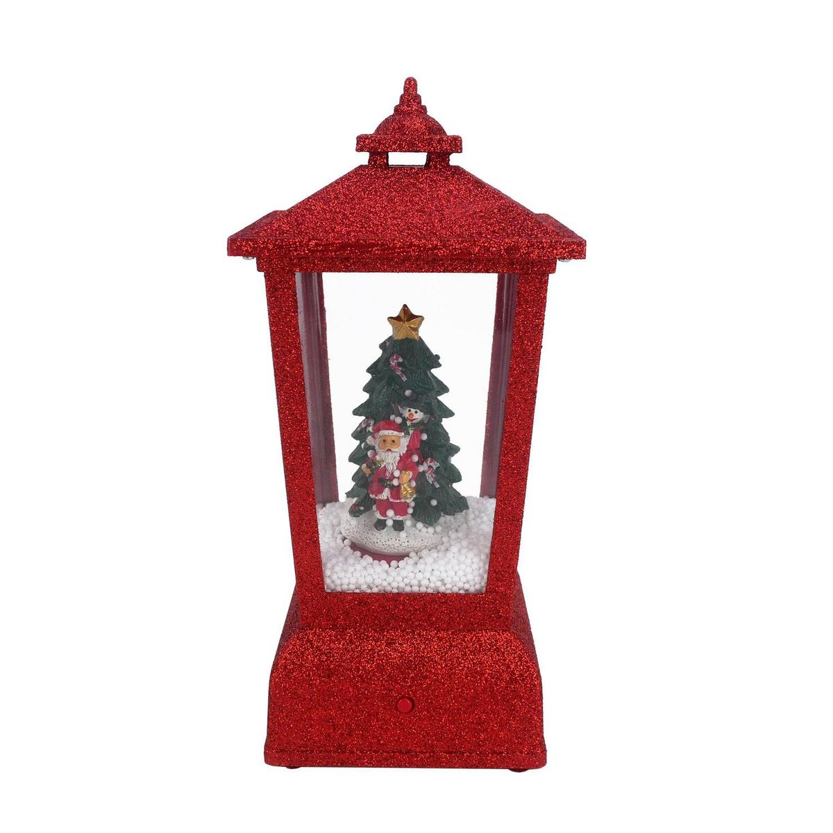 DEAR SANTA - Linterna deco santa nieve musi