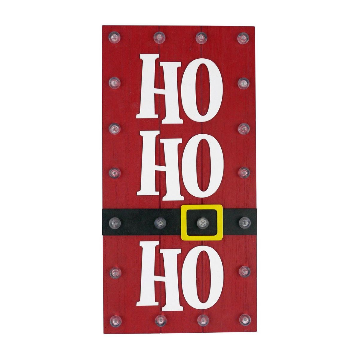 DEAR SANTA - Decoracion led rojo 20x5x40cm
