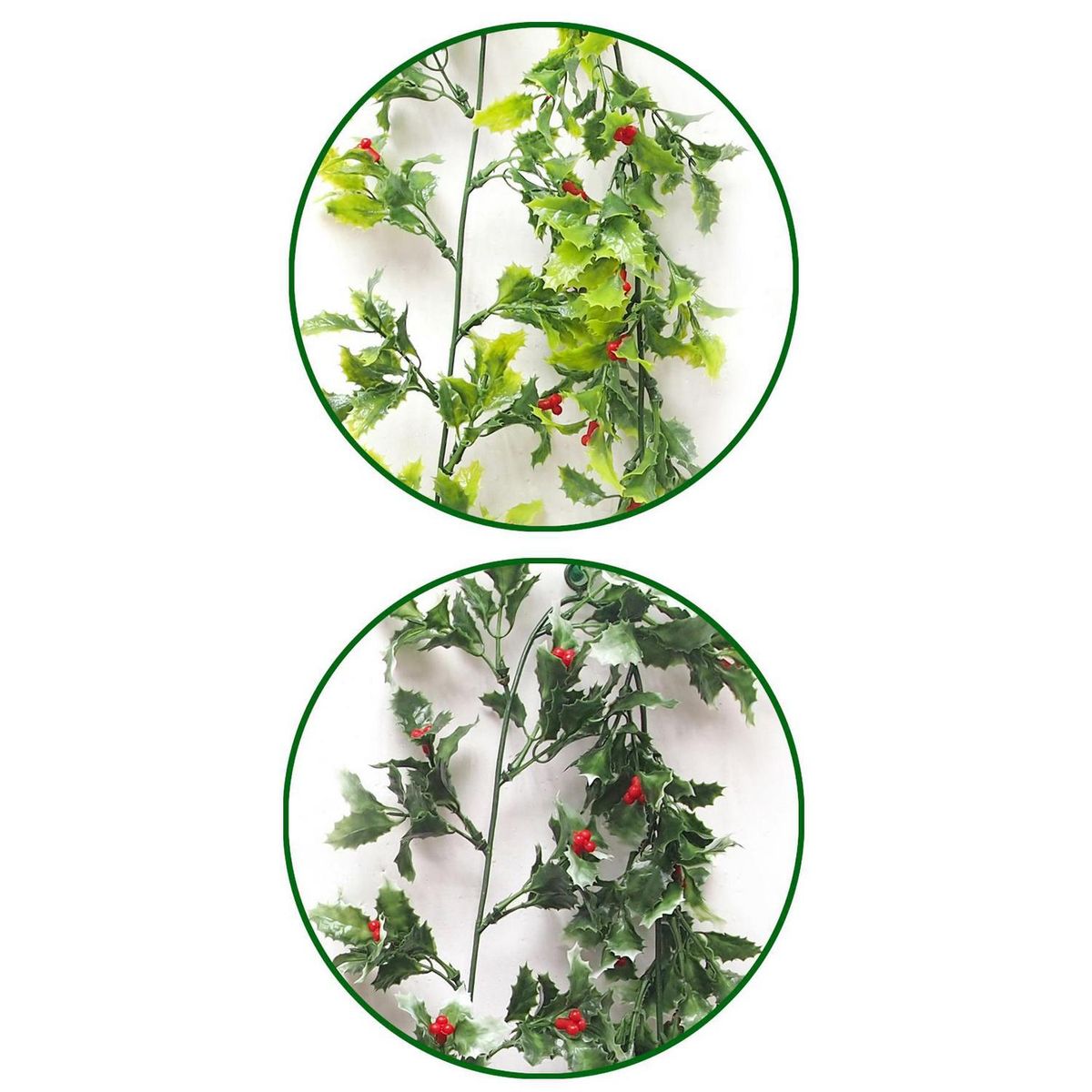 DEAR SANTA - Guirnalda ponset berries 150cm