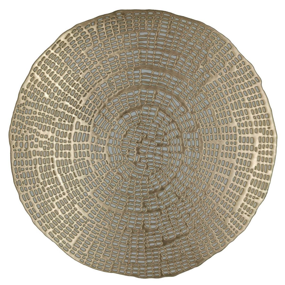 DEAR SANTA - Individual redondo 3 8cm dorado