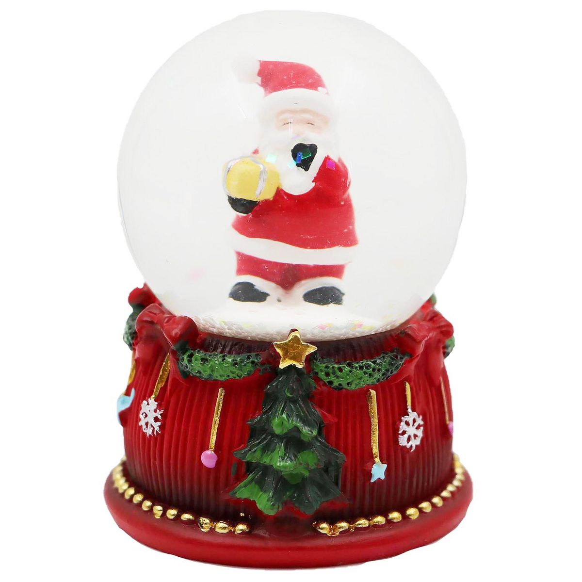 DEAR SANTA - Globo agua 4.5 cm santa regalo