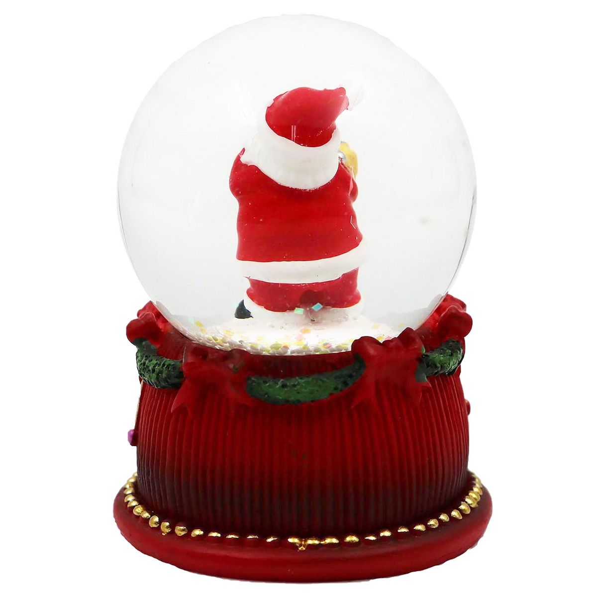 DEAR SANTA - Globo agua 4.5 cm santa regalo