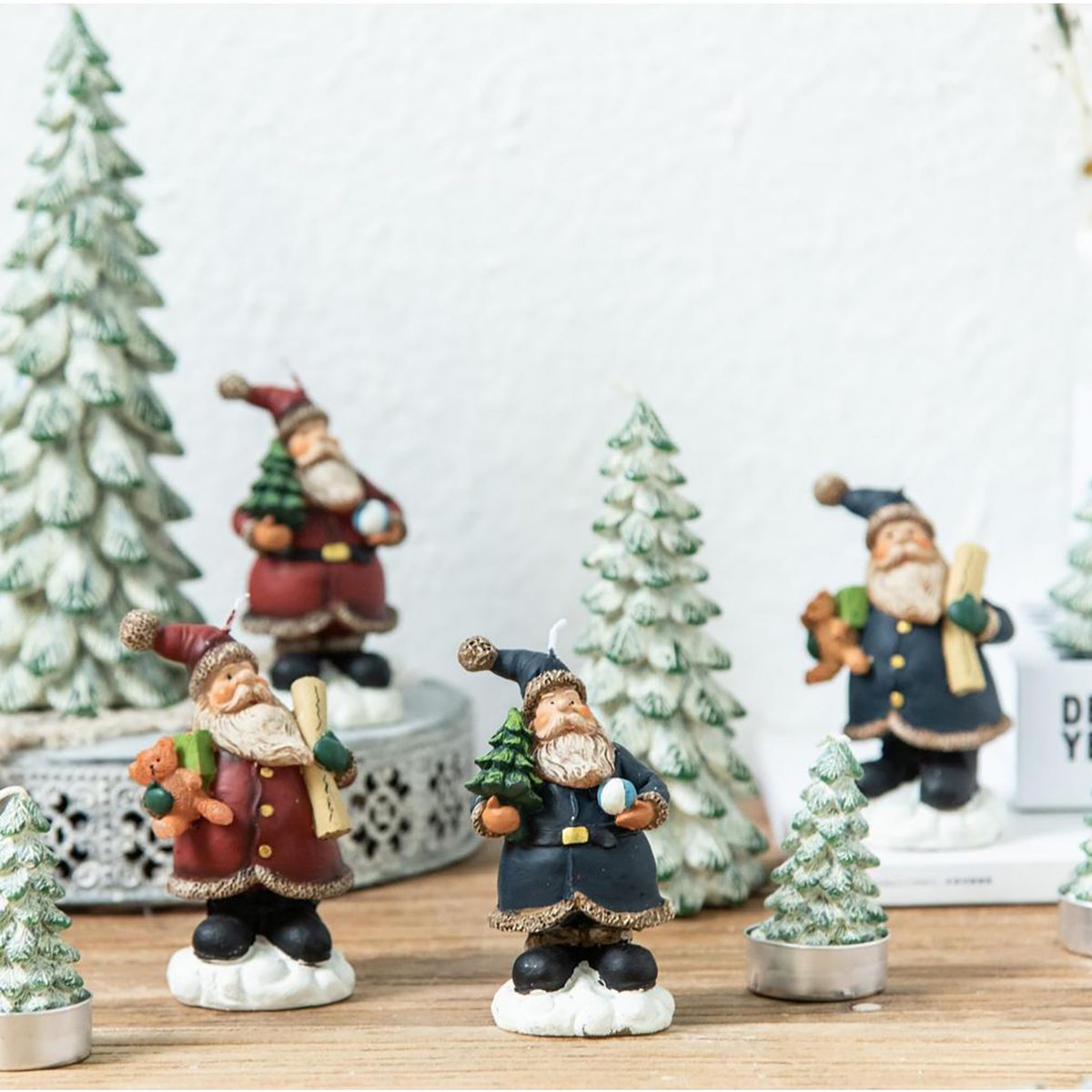 DEAR SANTA - Vela santa arbol ro 4.8x10.3cm