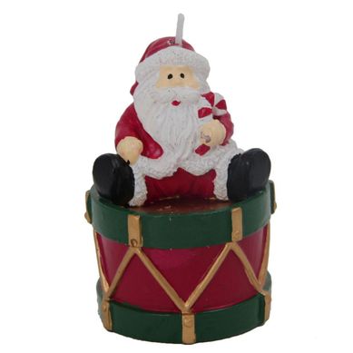 Vela santa en tambor 6x9 cm