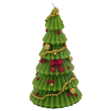Vela arbol verde 9.1x15.7 cm