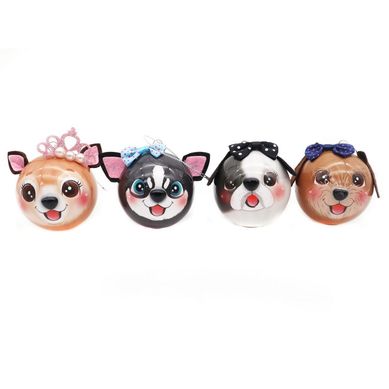 Esferas Perro Gato 6,5 cm Surtido