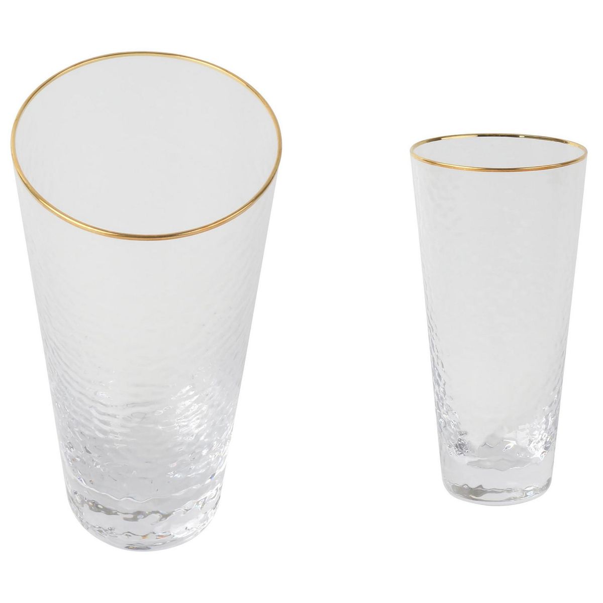 DEAR SANTA - Vaso vidrio 450 ml goldring