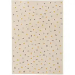 JUST HOME COLLECTION - Alfombra canvas dot multicolor 120x170 cm