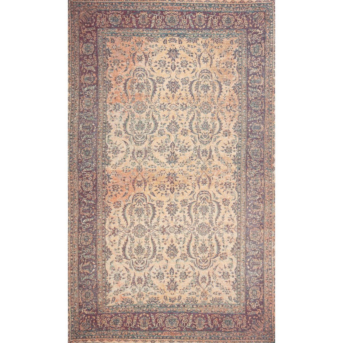 JUST HOME COLLECTION - Alfombra Prato Borde 115x180 cm Poliéster Multicolor