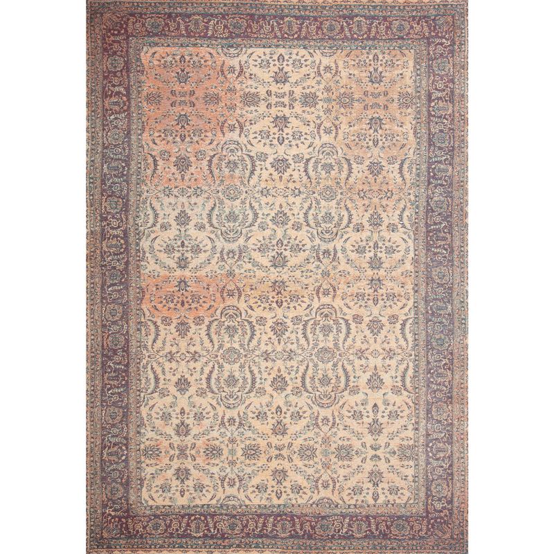 JUST HOME COLLECTION - Alfombra Grande Prato Borde 195x285 cm Poliéster Multicolor