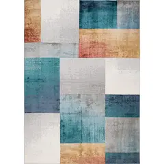 JUST HOME COLLECTION - Alfombra zoe cuadros 120x170 cm
