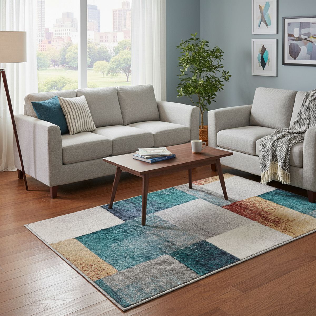 JUST HOME COLLECTION - Bajada de Cama Zoe 60x100 cm Polipropileno Multicolor