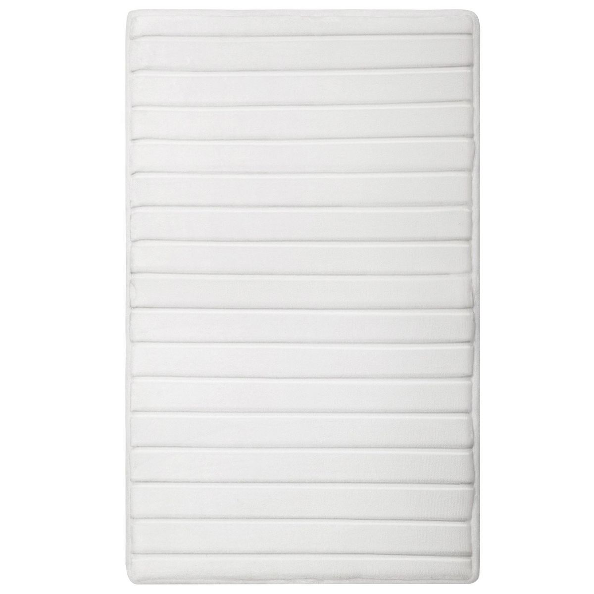 JUST HOME COLLECTION - Piso de Baño Memo Luxor 43x61 cm Poliéster Blanco