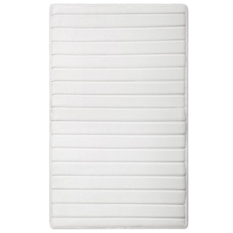JUST HOME COLLECTION - Piso de Baño Memo Luxor 43x61 cm Poliéster Blanco