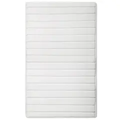 JUST HOME COLLECTION - Piso de Baño Memo Luxor 43x61 cm Poliéster Blanco