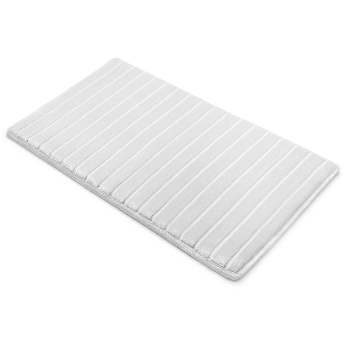 JUST HOME COLLECTION - Piso de Baño Memo Luxor 43x61 cm Poliéster Blanco