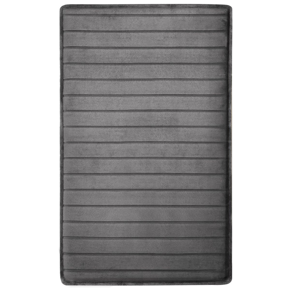 JUST HOME COLLECTION - Piso de Baño Memo Luxor 43x61 cm Poliéster Grafito