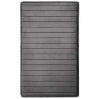 Piso de Baño Memo Luxor 43x61 cm Poliéster Grafito