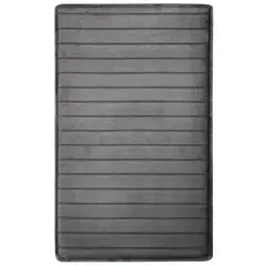 JUST HOME COLLECTION - Piso de Baño Memo Luxor 43x61 cm Poliéster Grafito