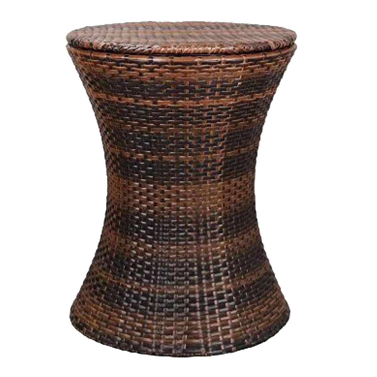 JUST HOME COLLECTION - Cooler Mesa Bar Ratan 28.39 l Negro