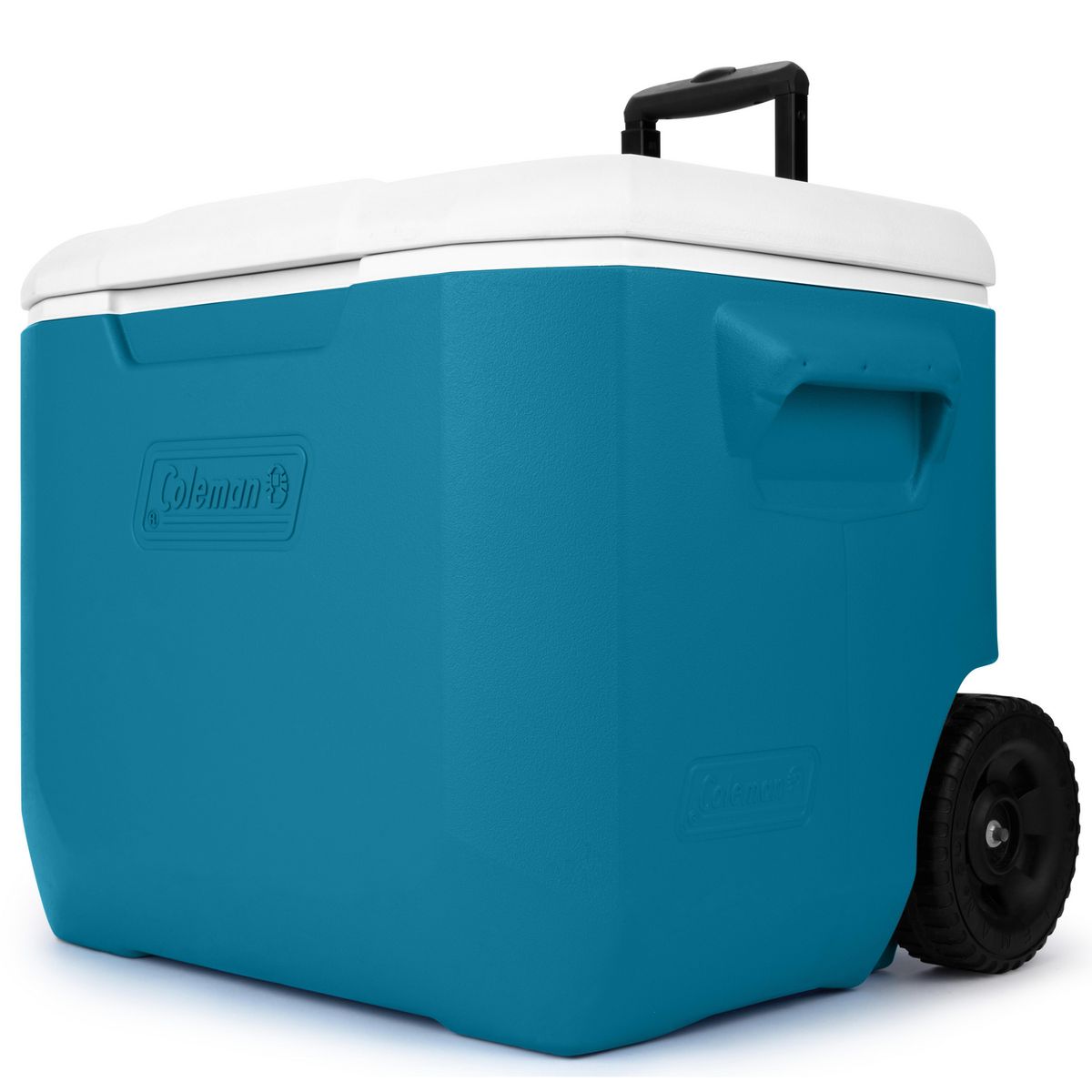 COLEMAN - Cooler con Ruedas 56 l Azul Turquesa/ Blanco