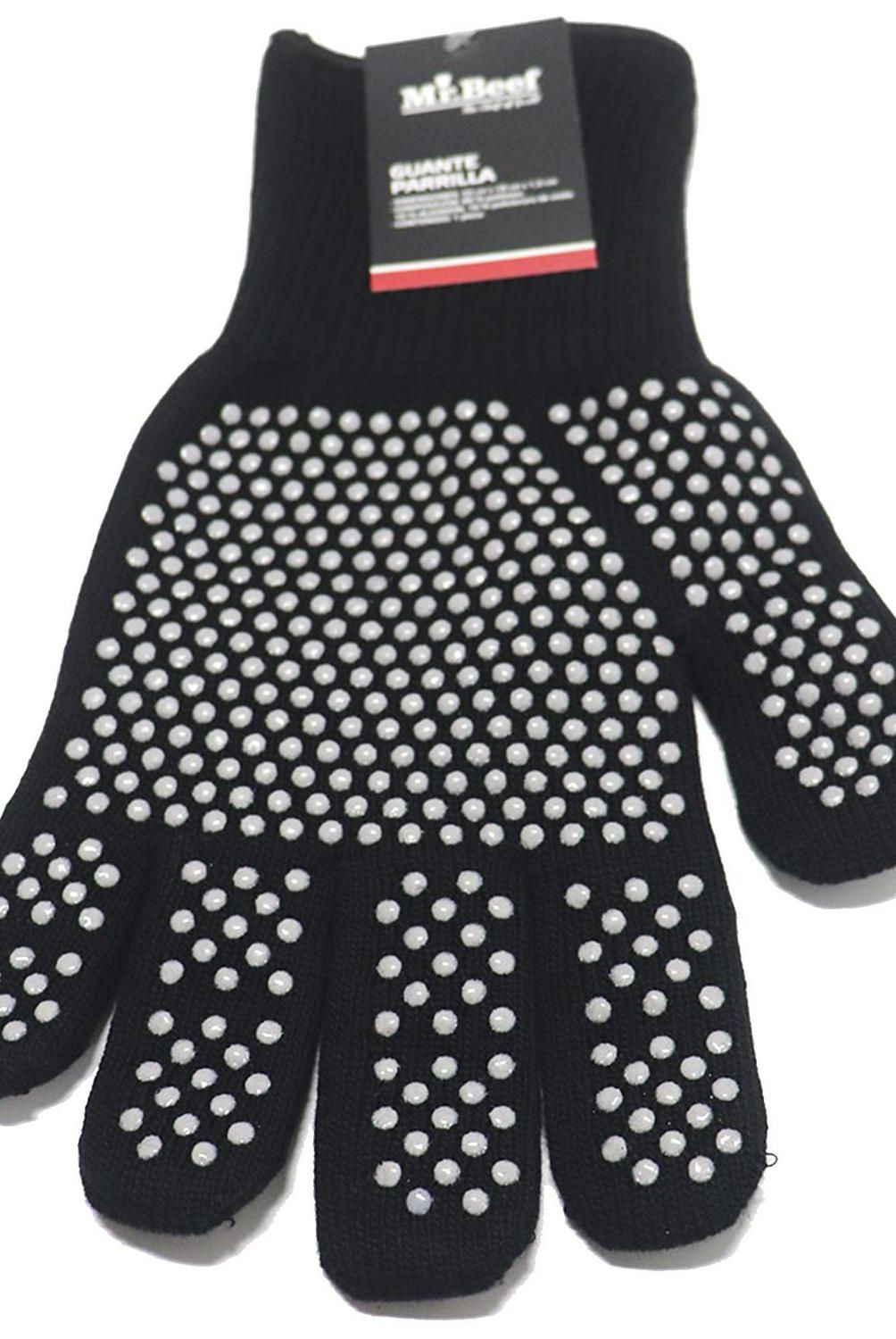 MR BEEF - Guante Parrilla de PVC Talla única Negro